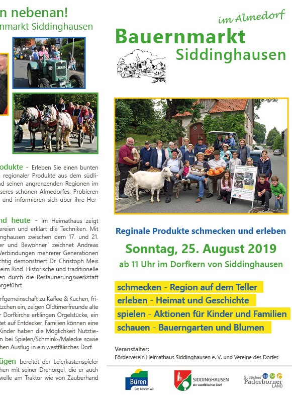Lageplan 3. Bauernmarkt Siddinghausen